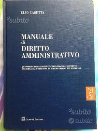 Manuale di diritto amministrativo - Casetta