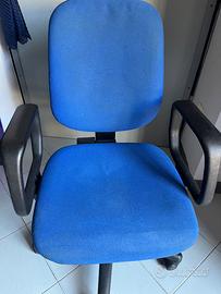 Sedia scrivania con rotelle