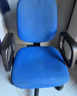 Sedia scrivania con rotelle