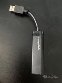 AmazonBasics Adattatore USB 3.0 a Lan RJ45 gigabit