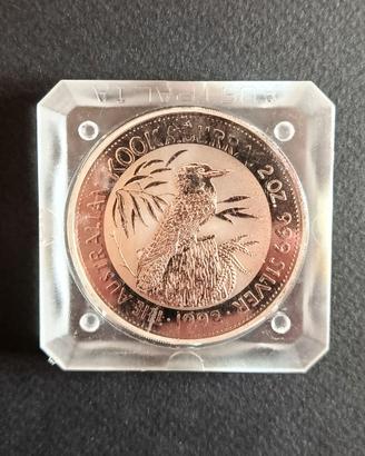 Moneta Argento 999 Australia 2 Dollari 1992 FDC