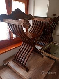 coppia poltrone impero