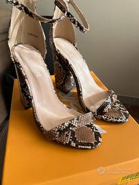 Sandali donna tacco quadrato