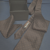 Cravatta, Fazzoletto e Scatola in coordinato (kit)