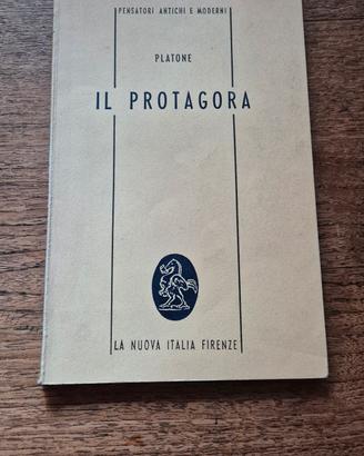 Platone Il Protagora La Nuova Italia Firenze