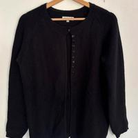 Cardigan in maglia nera