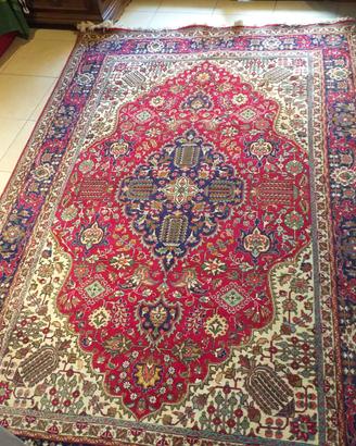 tappeto  persiano tabriz grande vintage