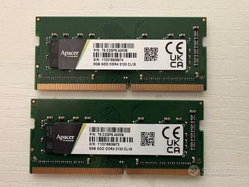 Kit Apacer 2x8GB DDR4 2133 SODIMM industrial