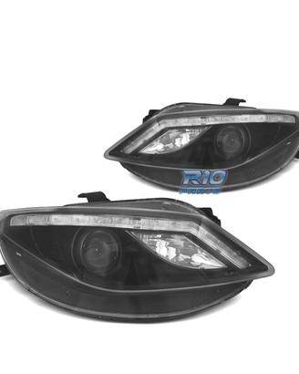 FARI SEAT IBIZA 6J 08-12 LUCE DIURNA SFONDO NERO