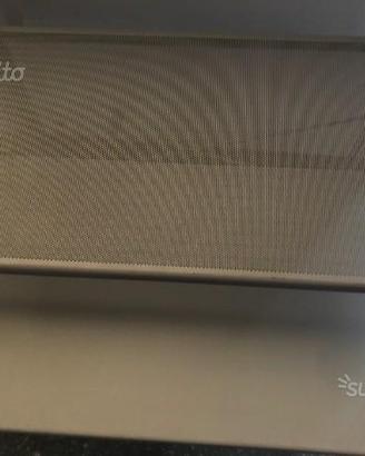 Carrellino argento con ruote porta pc/server