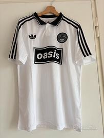 Maglia Adidas x Oasis Tour Jacquard Bianco-Nero