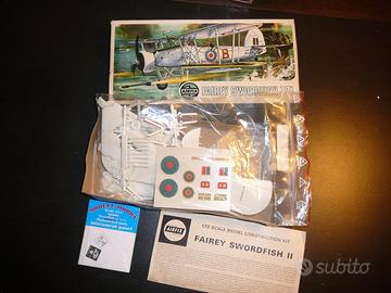 Fairey Swordfish II Airfix 1/72 con foto incisioni