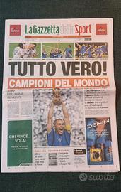 Gazzetta dello Sport 2006 – Mondiale "Tutto vero!"