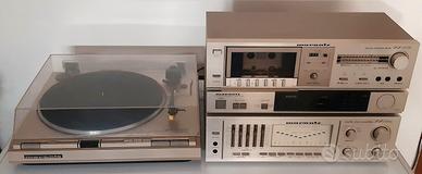 IMPIANTO STEREO MARANTZ TT320+SD1030+ST440+PM550DC