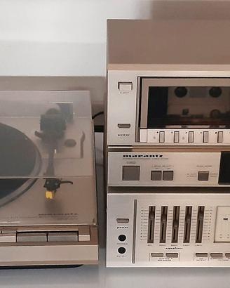 IMPIANTO STEREO MARANTZ TT320+SD1030+ST440+PM550DC