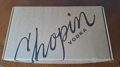 cofanetto bottiglie vodka Chopin