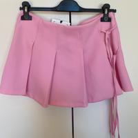 Gonna rosa pantaloncino