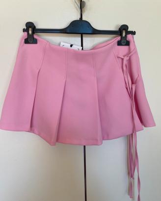Gonna rosa pantaloncino