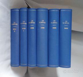 60 numeri LE SCIENZE Scientific American, 6 annate