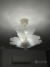 Lampadario in vetro di murano € 250 cadauno.