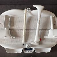 Fasciatoio anticaduta + bilancia neonato integrata