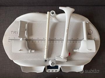 Fasciatoio anticaduta + bilancia neonato integrata