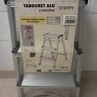 SGABELLO ALLUMINIO 3 GRADINI ARTUB STEPPY