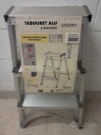 SGABELLO ALLUMINIO 3 GRADINI ARTUB STEPPY