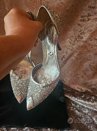 vic matie décolleté  argento tg 39