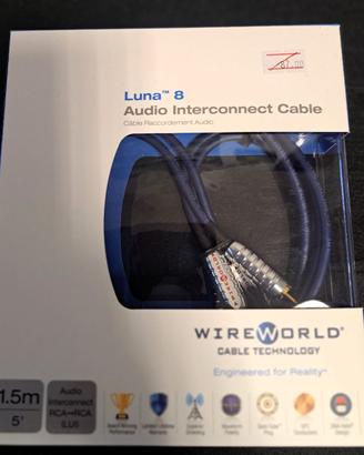 Cavi di segnale RCA Wireworld Luna 8 – Coppia 1,5m