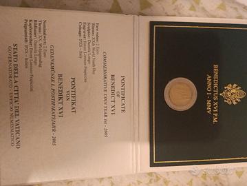 moneta 2 euro commemorativa citta del Vaticano 200