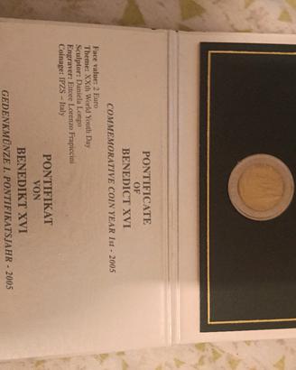 moneta 2 euro commemorativa citta del Vaticano 200