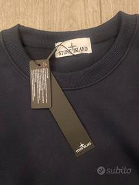 Stone Island - Felpa girocollo blu