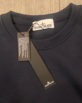 Stone Island - Felpa girocollo blu