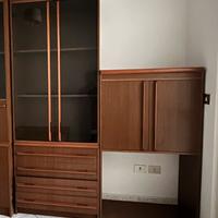 Vetrina mobile salotto parete attrezzata legno
