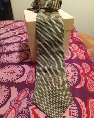 Cravatta vintage in pura seta