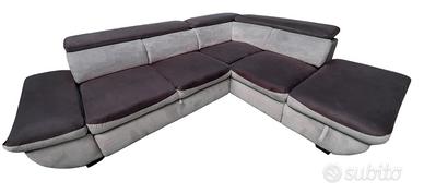 Divano Hartè angolare con prolunga estraibile