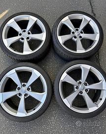 Cerchi  orginali audi sport  rotor 19  +  gomme