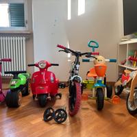 Lotto bici 18 mesi - 6 anni