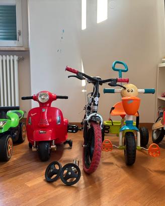 Lotto bici 18 mesi - 6 anni