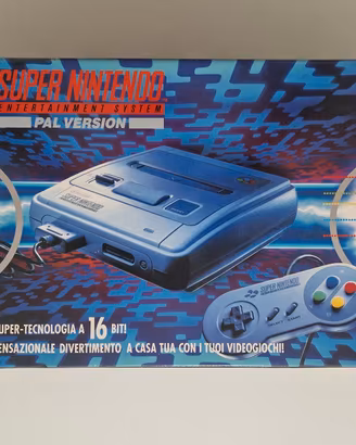 super nintendo snes versione pal GIG boxata 