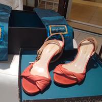 Sandali rossi Patrizia Pepe Tg 36