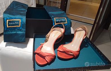 Sandali rossi Patrizia Pepe Tg 36