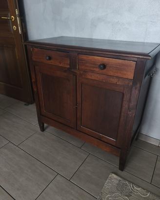 Mobile legno  con ante e casaetti
