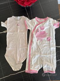 Body bambina, 1/2 anni 2 pezzi