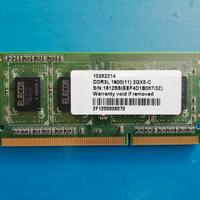 N.2 - Ram So-Dimm DDR3 2Gb per notebook