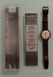 Swatch Chrono Goldfinger SCM100 (1991) Box