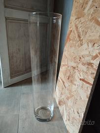 vaso cilindrico in vetro 