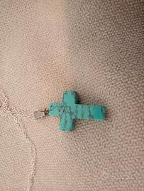 Catenina argento 925 con pendente in pietra dura