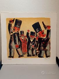 Duello alla pistola - Franz Borghese - Acquaforte